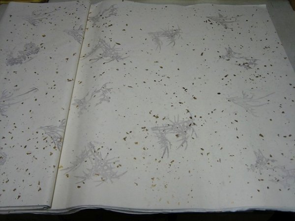 画像7: 四君子型打冷金　全紙 　（5枚） (7)