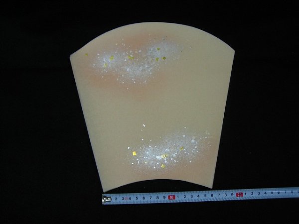 画像3: 扇面料紙　鳥の子　龍華　小1 (3)