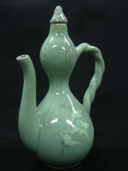 画像2: 水差し　青磁 (2)