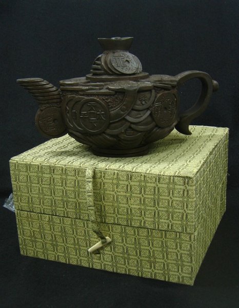 画像4: 茶壺　古銭（大）　(1) (4)