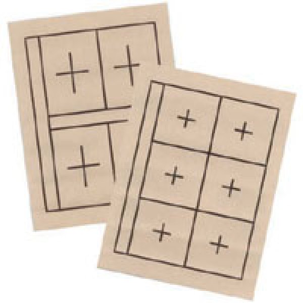 画像2: 下敷　規格判　6・4マス入　ベージュ　セリース (2)