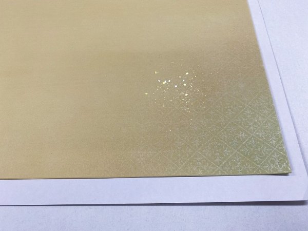 画像2: 楮紙No.1200（A）黄土　全懐紙（10枚入） (2)