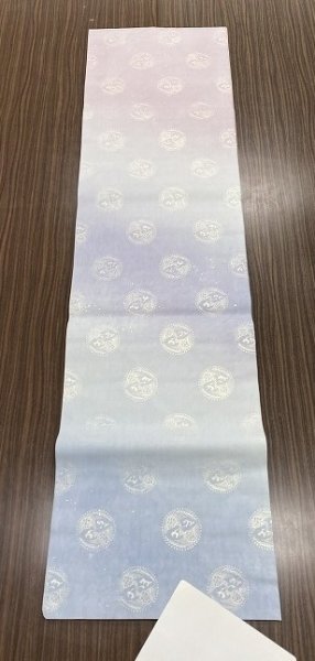 画像8: 金紋打三色ボカシ金銀砂子振　グレー系　半切 (8)