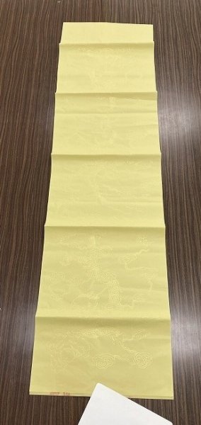 画像5: 描金宣紙　金龍　緑系　半切　（10枚入） (5)