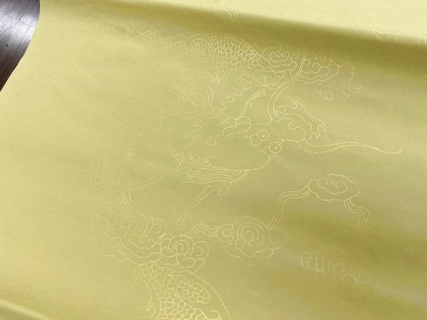 画像3: 描金宣紙　金龍　緑系　半切　（10枚入） (3)
