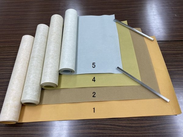 画像3: 雁皮　具引砂子　No.107-1　半切 (3)