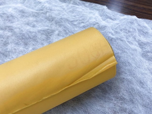 画像3: 絹本 半切判25m巻 黄色 (1本入) (3)