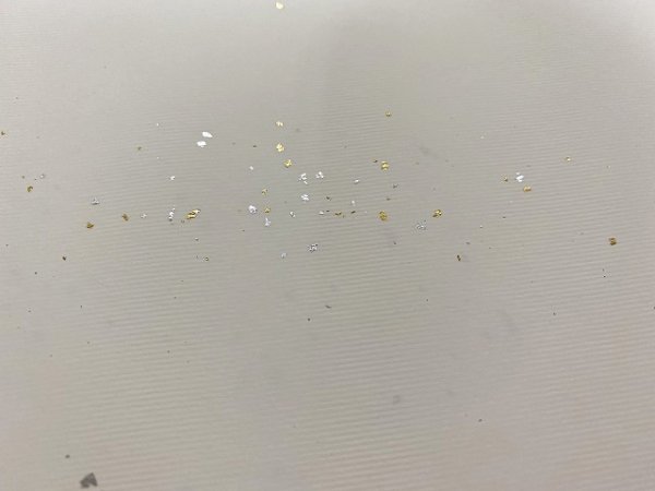 画像2: 新鳥具引金銀砂子布目入　白　1尺×6尺　（10枚入） (2)