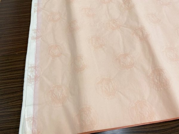 画像7: 同色紋型打大　サーモンピンク　2.3尺×6尺　（5枚） (7)