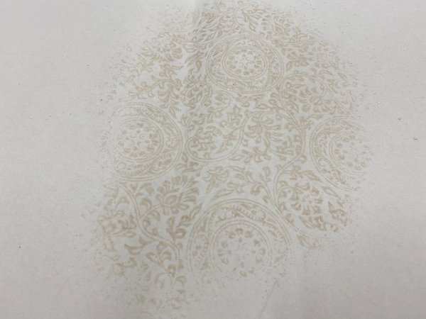 画像4: 全体色型打具引砂子切箔布目入No.65 古代茶 2尺×6尺 (5枚) (4)