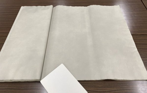 画像2: 雁皮　染め　グレー　2尺×6尺　（5枚） (2)