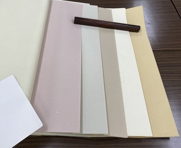 画像5: 新鳥具引金銀砂子布目入　白　2尺×6尺　（5枚） (5)