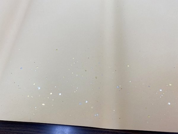 画像2: 新鳥三色ボカシ金銀切箔砂子振 No.4 2尺×6尺 (5枚) (2)