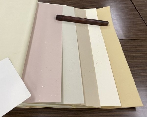 画像4: 新鳥具引金銀砂子布目入　グレー　2尺×6尺　（5枚） (4)