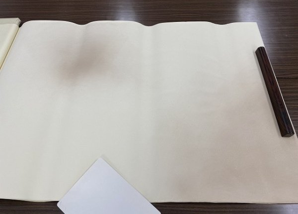 画像3: 新鳥具引砂子布目入全体ボカシ　茶　2尺×6尺　（5枚） (3)