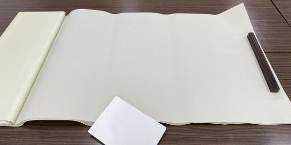 画像2: 新鳥具引金銀砂子布目入　グレー　2尺×6尺　（5枚） (2)