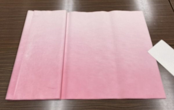 画像2: ピンク横裾濃淡ボカシ　2尺×6尺　（5枚） (2)