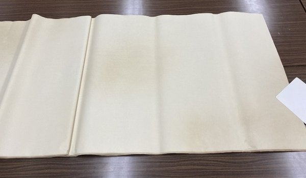 画像1: No.100　楮紙No.1　全体ボカシ　古代茶　2尺×6尺　（5枚） (1)