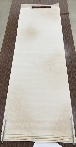 画像9: 楮紙 具引全体ボカシ型打砂子切箔(A) 2尺×6尺 (5枚) (9)