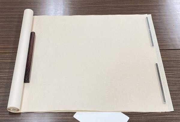 画像3: 楮紙　全体ボカシ砂子　茶色　2尺×6尺　（5枚） (3)