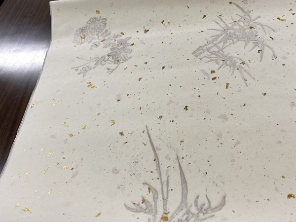 画像4: 四君子型打冷金　全紙 　（5枚） (4)