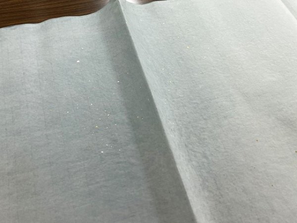 画像3: 四色特殊縦裾ボカシ金銀砂子振No.2　全紙　（5枚） (3)