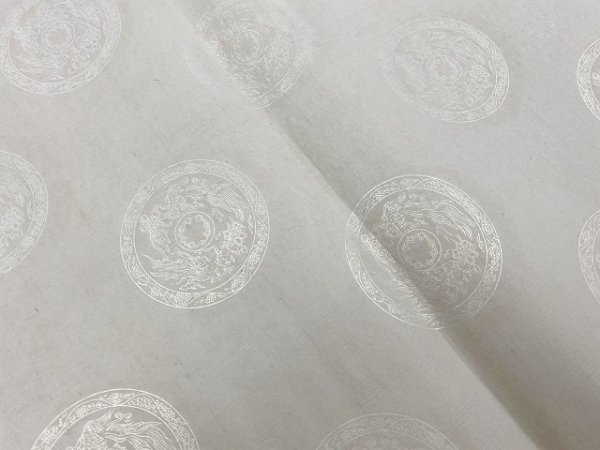 画像3: 本画仙単宣　金紋打　薄茶　1.75尺×7.5尺 (3)