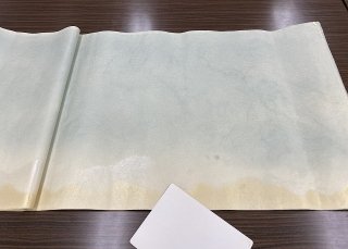 楮紙三色ボカシ金銀砂子 No.19-3 2尺×6尺 （5枚） - 書道用品