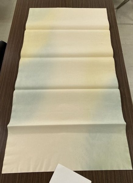 画像2: 楮紙三色ボカシ金銀砂子振No.19-1　全紙　（5枚） (2)