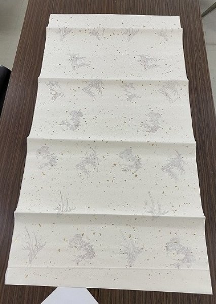 画像5: 四君子型打冷金　全紙 　（5枚） (5)