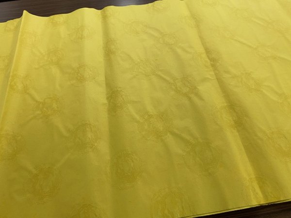 画像1: 瓦当紋同色紋　紋大　黄金　全紙　（5枚） (1)