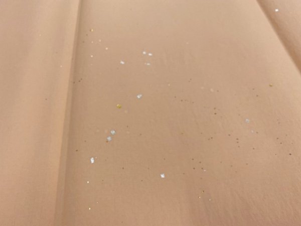 画像3: 楮紙No.16　金銀大小切箔　柿茶　全紙　（5枚） (3)