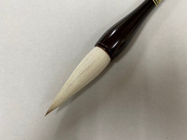 画像2: 筆　墨紋（茶）　￥3,500　（一休園） (2)