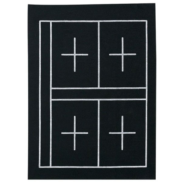 画像2: 下敷　規格判　 No.1　6.4マス入　黒セリース (2)