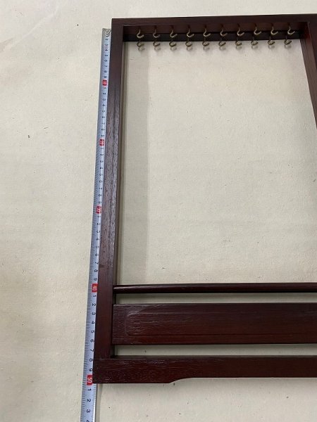 画像4: 筆掛 衣桁型 漆 (4)