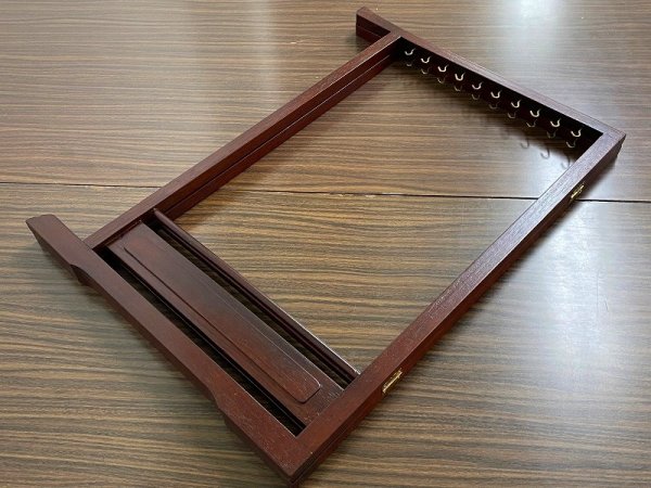 画像3: 筆掛 衣桁型 漆 (3)