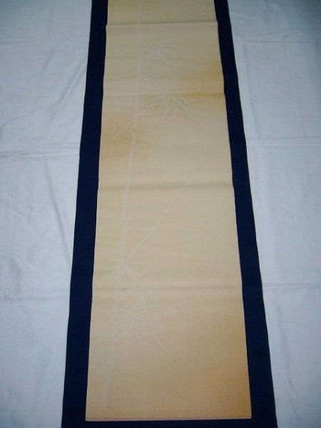 画像9: 楮紙　竹柄胡粉打　焦茶　半切　（10枚入） (9)